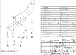 Grammer Maximo Armlehnenträger Fendt alt-Still-CNH kpl. Joystick Konsole 1030498