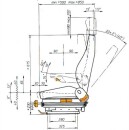 ISRI 6000/517 PVC Komfort - Bedienung links Spurmaß...