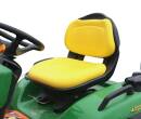 KS 4300 Sitzschale PVC gelb passend für John Deere Aufsitzmäher (klappbar)