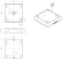 Sittab Hangausgleich elektrisch 24V Neigung10° mit 85mm Höhe