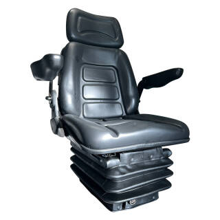 Luftsitz Schleppersitz Traktorsitz Sitz PVC mit Armlehnen und Rückenv,  489,00 €