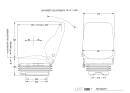 (109400 verwenden) Isri 6000/517 Stoff Komfort - Bedienung rechts Spurmaß 216 mm Beifahrersitz