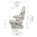 Grammer Maximo Evolution Dynamic MSG 95 EL/741 Duoal Motion Sitzschalter 510/122 Ohm für Fendt 1424447