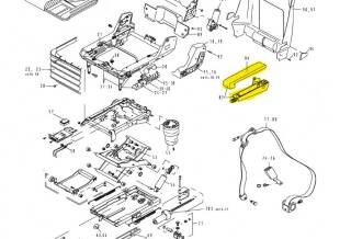 Isri 7900/947 Armlehne links kpl.